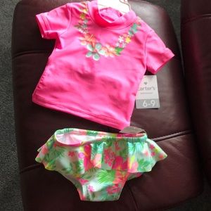 2 piece swim wear set 6-9 months